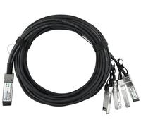 BlueLAN BlueOptics 40G-QSFP-4SFP-PC-3M-BL, Longueur de câble : 3 m, Manche 1 : QSFP, Anschluss 2: 4X SFP+, Gewicht : 250 g, Poids : 260 g (40G-QSFP-4SFP-PC-3M-BL) Marque