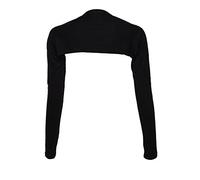 Bluelans® Boléro à manches longues pour femme, Noir , Taille Unique