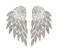 Bluelans Mode Femme Strass Ailes d'ange boucles d'oreilles fête cadeau Bijoux