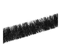 Bluelves Guirlande de Noël - 4pcs Guirlandes Tinsel, 2m Métallique Scintillantes pour Mariage, Anniversaire, Fête - Murs, Fenêtres - Sapin Decoration - Noir