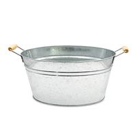 Blümelhuber Baignoire galvanisée - Bac à plantes - Décoration de jardin d'extérieur - Mini étang - Décoration de balcon