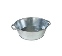 Blümelhuber Baignoire galvanisée - Bac à plantes - Décoration de jardin d'extérieur - Mini étang - Décoration de balcon - 43 cm