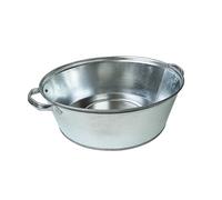 Blümelhuber Baignoire galvanisée - Bac à plantes - Décoration de jardin d'extérieur - Mini étang - Décoration de balcon - 46 cm