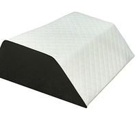 Bluemoon Bedding Coussin de surélévation des jambes pour dormir après une chirurgie, aux hanches et au bas du dos, comprend une housse amovible (noir et blanc)