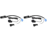 BlueMusic Bluetooth Audio Hands-Free kit Compatible avec 8 pins Mini ISO Audi: Chorus 2, Concert 2, Symphony 1/2, Navigation Plus 1/2, RNS D - - VW: Gamma 5, Premium 5, MCD, MFD 1 - Seat (Lot de 2)