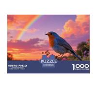 Blueoiseau Puzzle 1000 Pièces Complexité Modérée Enfants 10+ Oiseau Jeu De Détente Décoratif 38x26cm/1000pcs