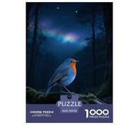 Blueoiseau Puzzle 1000 Pièces Jeu Difficile pour Experts Oiseau Mémoire Et Logique Objet Artiste 70x50cm/1000pcs