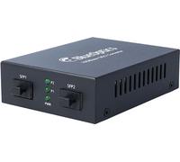 BlueOptics 10 Gigabit Ethernet Media Converter with 2x SFP+ slot including 10GBASE-SR - émetteur-récepteur - fibre optique (FO)