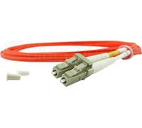 BlueOptics© Duplex LWL Patchkabel, LC-UPC/SC-UPC beige, 0.5 mètres, multimode G62,5/125µm, OM1, atténuation d'entrée : moins de 0.2dB, fibre de marque, LSZH orange, 2.0mm Tube, ferrule céramique, incl