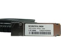 BlueOptics Q28-4S28-DAC-3M-PT-BL Câble InfiniBand QSFP28 4xSFP28 Noir (Q28-4S28-DAC-3M-PT-BL)