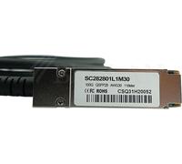 BlueOptics QSFP28-DAC-0.5M-LE-BL Câble InfiniBand 0,5 m noir