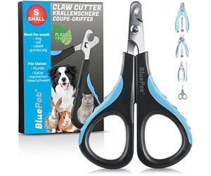 BluePet Coupe Griffes Chat et Chien & Lapin, Pour Ongle d'Animaux Petits, Coupe-Ongle Mini Pour Rongeur, Pince Griffe Chats & Chiens Petits, Toilettage Professionnel, Petit et Pratique, Ciseaux Chaton