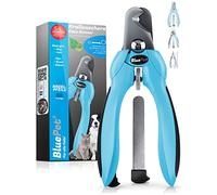 BluePet Coupe-Griffes pour Chien & Chat, Coupe-Ongle Animaux Taille Moyenne & Grande, Pince à Griffes Réglable, Coupe-Griffe puissant & tranchant pour Griffe Gros, Ciseaux à Griffes + Lime Incluse