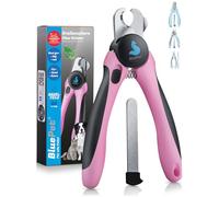 BluePet Coupe-Griffes pour Chien, Chat et Petits Animaux, Coupe-Ongles Efficace Avec Securité, Coupe Ongle des Chiens & Chats, Pince Griffe Chien, Coupe Ongle Chat, Ciseaux Griffe + Lime à Ongles