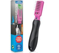 BluePet Peigne à Démêler Professionnel pour Chien et Chat, Brosse Démêlant pour Animaux à Poils Longs, Coupe les nœuds et le boule de Poil, Démêleur de Pelage, Élimine Nœuds et Feutrage