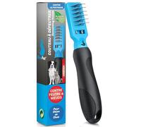 BluePet Peigne à Démêler Professionnel pour Chien et Chat, Brosse Démêlant pour Animaux à Poils Longs, Coupe les nœuds et le boule de Poil, Démêleur de Pelage, Élimine Nœuds et Feutrage