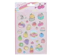 Blueprint Collections Feuille d'autocollants Pusheen | Feuille de 25 autocollants | Autocollants Kawaii | Autocollants pour scrapbooking | Remplissage de sac de fête | Papeterie Kawaii | Papeterie