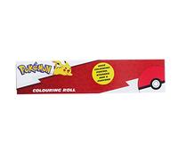 Blueprint Collections Rouleau de coloriage Pokémon | Ensemble de coloriage Pokémon | Affiches de coloriage Pokémon et crayon | Papeterie Pokémon