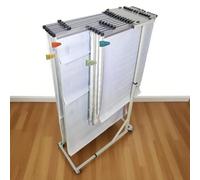 Blueprint Sto Rack avec des Hanrs réglables pour A0 à A3 Dings.Verrouillage sécurisé, construction en acier durable, installation facile sans outil pour l'organisation de bureau ou de maison.Conceptio