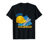 Blueprints Pride Casque de génie Civil T-Shirt