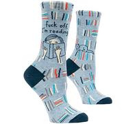 BlueQ Fuck Off, I'm Reading chaussette dames