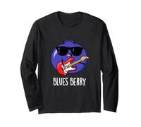 Blues Berry Jeu de Mots Amusant aux Fruits Manche Longue