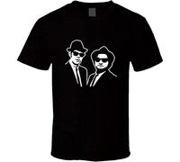 Blues Brothers Movie Mens T-Shirt Black Unisex Mens Tees