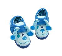 Blues Clues And You Pantoufles Enfants Tout-Petits | Filles Garçons Animés Bleu Chiot 3D Oreilles Maison Chaussures | Semelle synthétique à sangle de soutien | Enfants Série Éducative