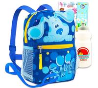 Blue's Clues Sac à dos harnais pour tout-petits - Ensemble sac à dos Blue's Clues pour enfants avec mini sac à dos Blue's Clues de 25,4 cm, bouteille d'eau, autocollants, plus | Sac à dos Blue's Clues