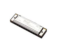 Fender Harmonica Blues Deluxe, Clé de F, 10 trous, nickel chromé, étui inclus