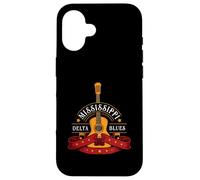 Blues Guitarist ou Rock Music ou Mississippi Delta Blues Coque pour iPhone 16