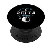Blues Guitarist ou Rock Music ou Mississippi Delta Blues PopSockets PopGrip Adhésif