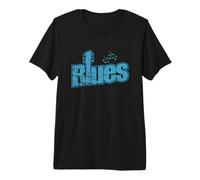 Blues Music Chicago Blues Trompette T-Shirt Haut de Gamme