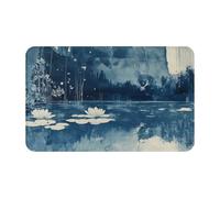 Blues PondSupernatural Symbols Black Printing 1 pièce Serviette de plage en velours peau de pêche à séchage rapide surdimensionnée 140 x 70 cm pour adultes, serviette super absorbante