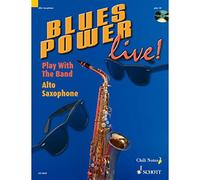 Blues power live saxophone +cd