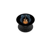 Blues Rock Musique Guitare Soul Jazz Guitaristes Chanteurs Groupes PopSockets PopGrip Adhésif