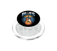 Blues Rock Musique Guitare Soul Jazz Guitaristes Chanteurs Groupes PopSockets PopGrip pour MagSafe
