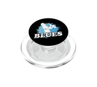 Blues Saxophone Musique PopSockets PopGrip pour MagSafe