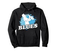 Blues Saxophone Musique Sweat à Capuche