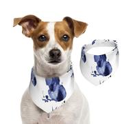 Blues Saxophone Piano Violoncelle Basse,Bandanas pour Chien, écharpe en Coton, Bavoirs réglables pour Animaux de Compagnie,M
