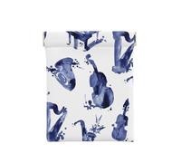 Blues Saxophone Piano Violoncelle Basse, Sac de Rangement pour Femmes, Portefeuille supérieur à Presser, Petit Porte-Monnaie, Pochette de Changement