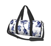 Blues Saxophone Piano Violoncelle Basse, Sac de Voyage de Grande capacité, Sac à Main Rond, Sac de Voyage de Sport, fourre-Tout, Sac de Fitness