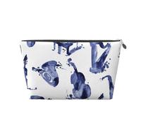 Blues Saxophone Piano Violoncelle Basse, Trousse de Toilette Trousse de Maquillage Sac à cosmétiques Trousse de Toilette de Voyage Portable