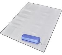 BLUESEABUY Tapis Isolant Camping 200 * 150cm Tapis Isolant en Aluminium Pliable Tapis de Couchage en Mousse pour Extérieur Camping Randonnée Pique-Nique (Argent)