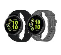 Blueshaweu 20mm Breathable Nylon Woven Fabric Replacement Accessory Strap Compatible for Garmin vívoactive 5/Approach S12/S40/S42/D2 Air/D2 Air X10/Forerunner 245/55/645/Venu/Venu 2 Plus