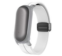 Blueshaweu Bracelet compatible avec enregistreur vocal PLAUD NotePin - En silicone souple - Entièrement magnétique - Compatible avec les enregistreurs vocaux PLAUD NotePin IA, Große, Silicone, Pas de