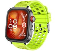 Blueshaweu Bracelet compatible avec montre connectée Huawei Watch Fit 4 Pro, bracelet de rechange en silicone respirant compatible avec Huawei Watch Fit 4 Pro, Fit 4, Fit 3, Große, Silicone, Pas de