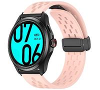 Blueshaweu Bracelet compatible avec Ticwatch Pro 5 - Magnétique - Réglable - En silicone - Pour montre connectée Ticwatch Pro 5