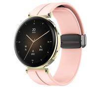 Blueshaweu Bracelet de 18 mm compatible avec Hama Smartwatch 7000 1,32", silicone souple, double magnétique, réglable, compatible avec la montre connectée Hama 7000, Große, Silicone, Pas de pierre