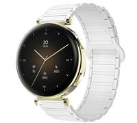 Blueshaweu Bracelet de 18 mm compatible avec la montre intelligente Hama 7000 1,32" - En silicone souple - Entièrement magnétique - Compatible avec la montre intelligente Hama 7000, Große, Silicone
